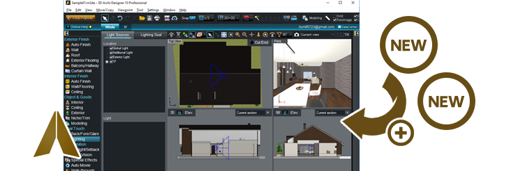the latest version of 3D ArchDesigner is available to use