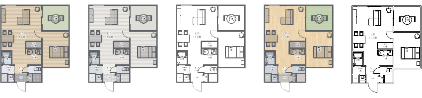 Decorate a floor plan