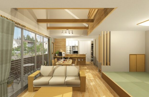 Living Room with Tatami Platform