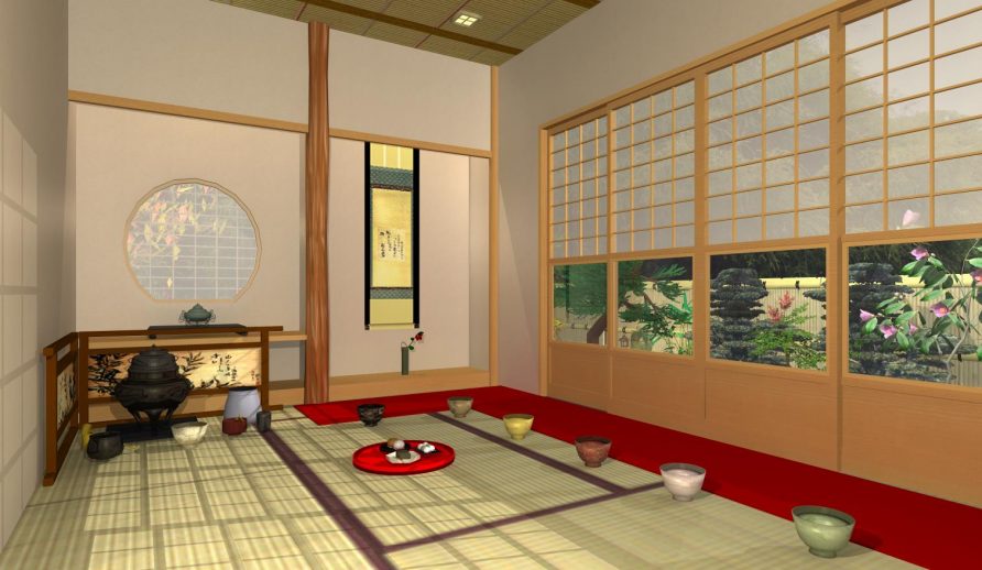 Tea Ceremony Room with Yukimi-shoji