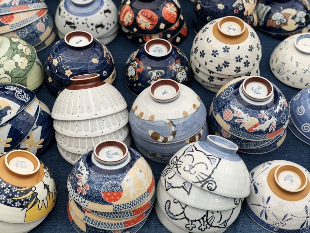 Japanese ceramic bowls